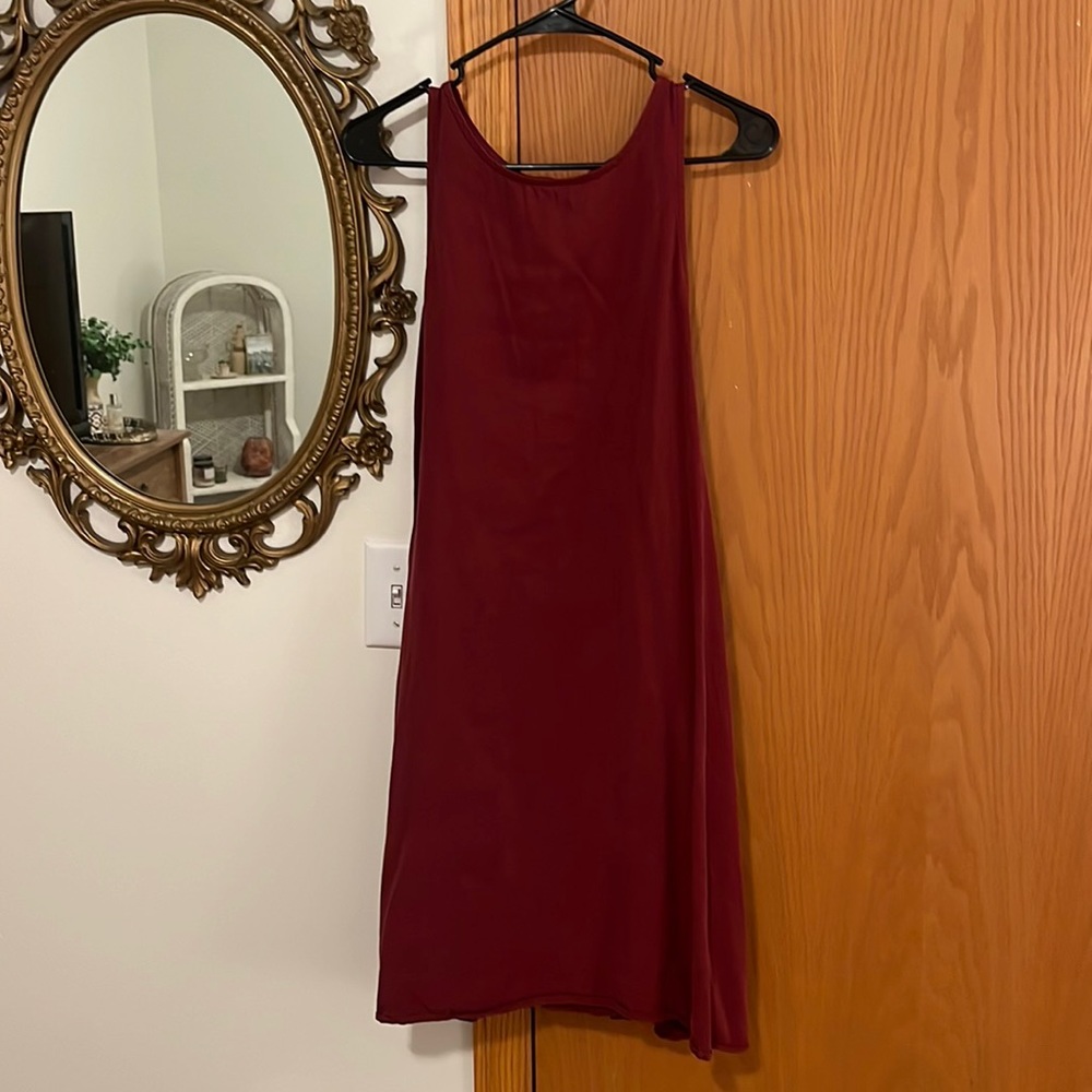Large Maroon Dress